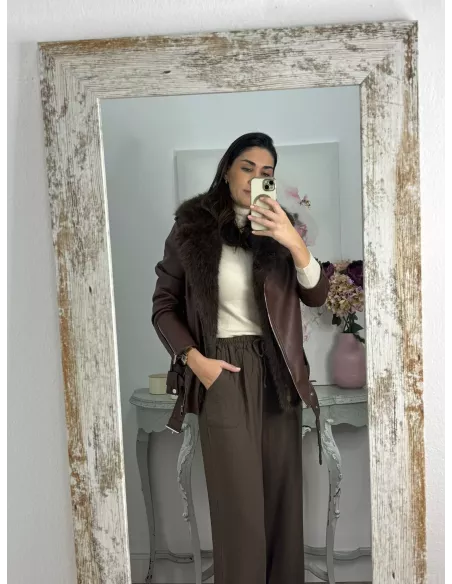 Pantalón Helen choco