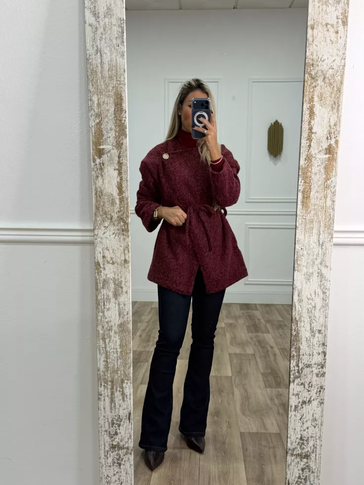 Chaqueta Bayona burdeos