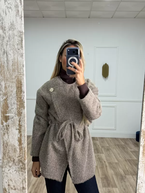 Chaqueta Bayona taupe