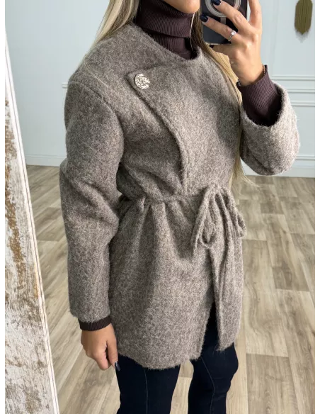 Chaqueta Bayona taupe