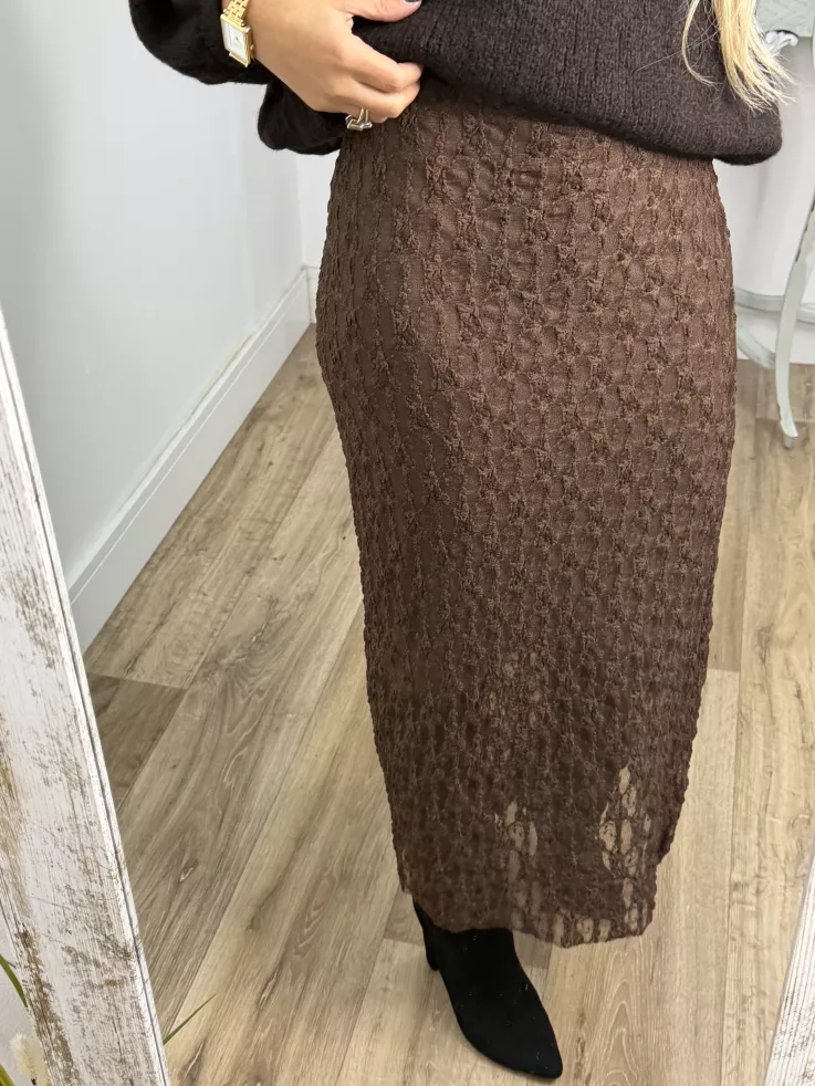 Falda Lena chocolate