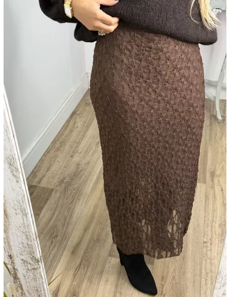 Falda Lena chocolate