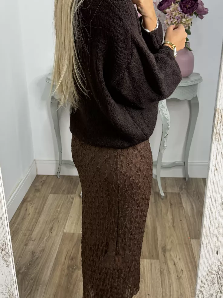 Falda Lena chocolate