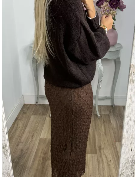 Falda Lena chocolate