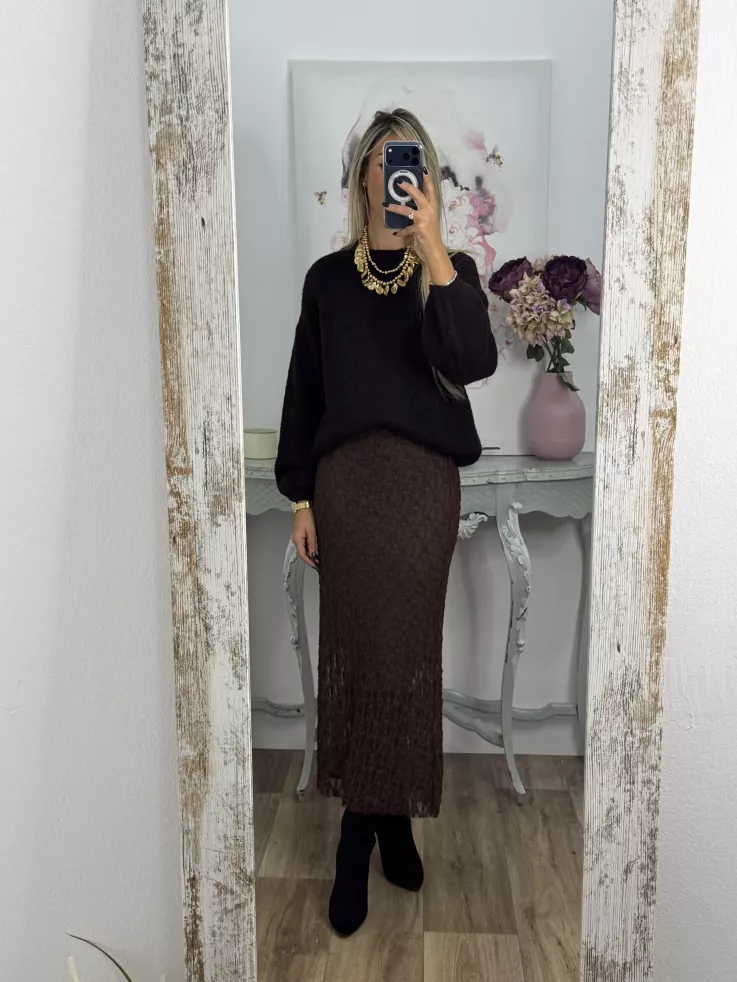 Falda Lena chocolate