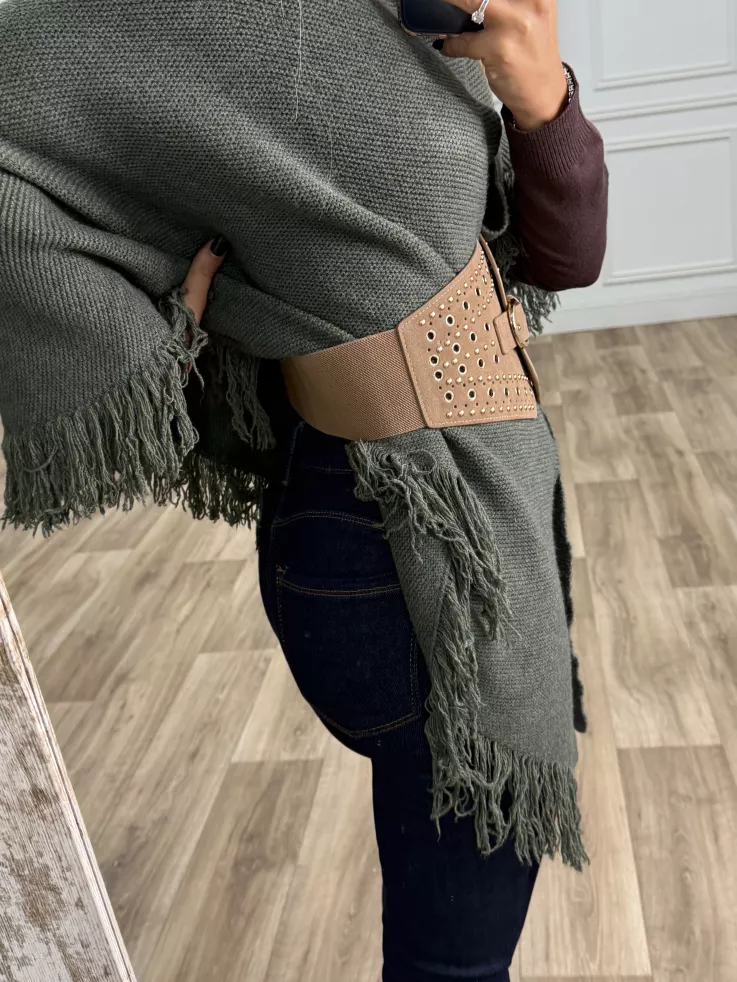 Cinturón  Sernit taupe