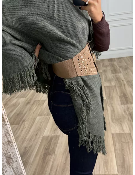 Cinturón  Sernit taupe