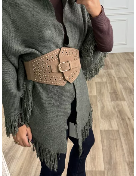 Cinturón  Sernit taupe