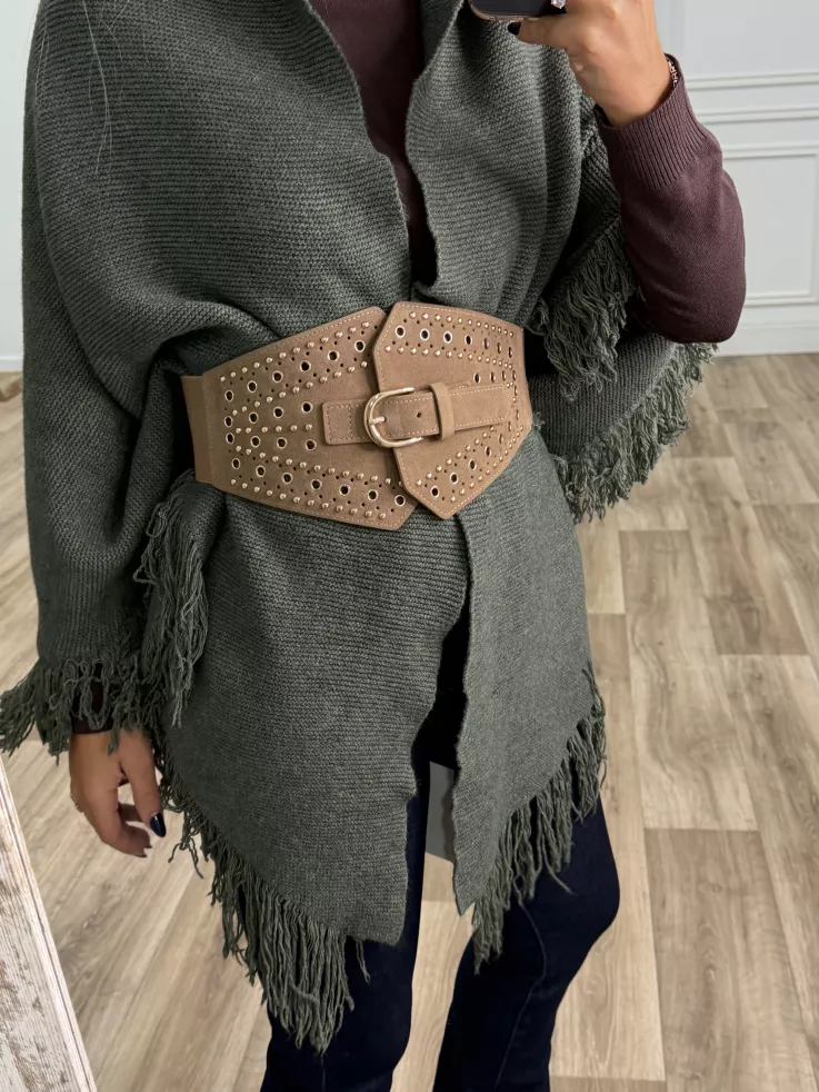 Cinturón  Sernit taupe