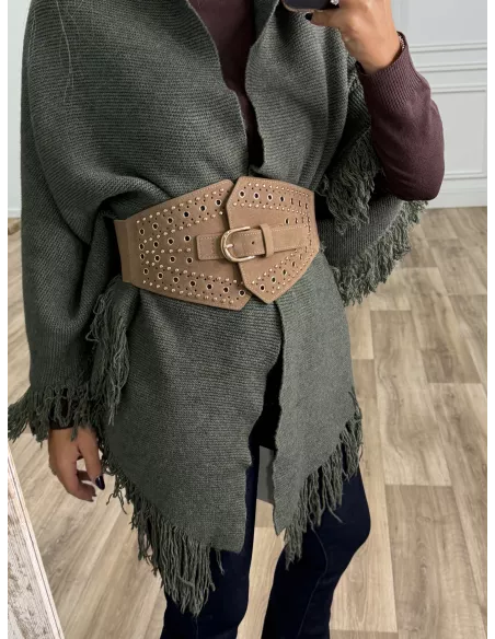 Cinturón  Sernit taupe