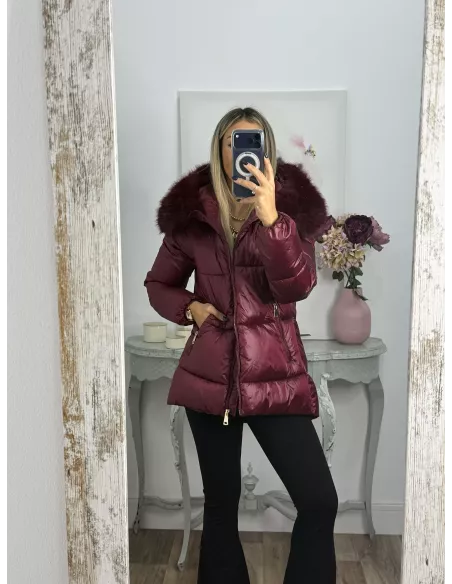 Abrigo PL 9052 burdeo