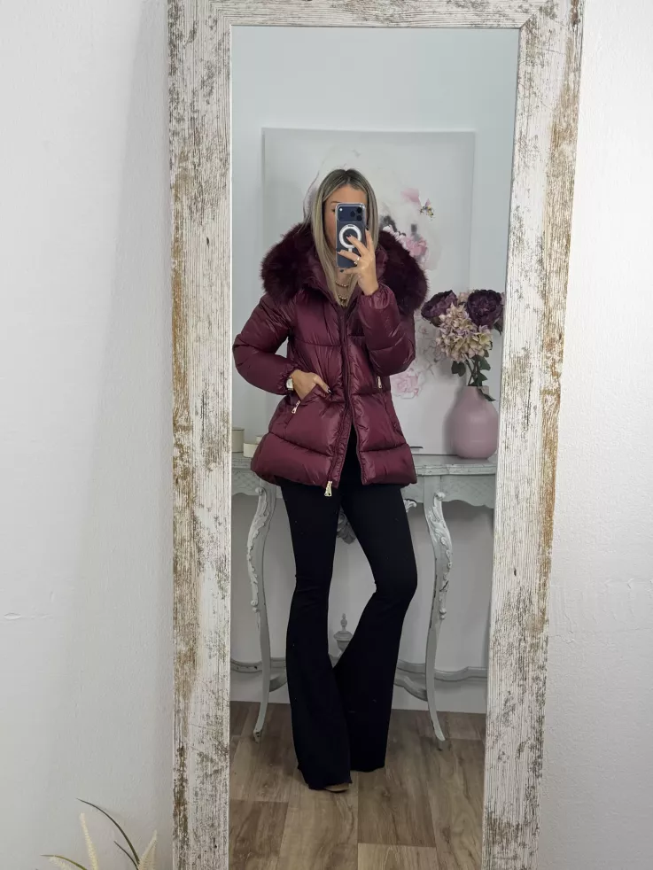 Abrigo PL 9052 burdeo