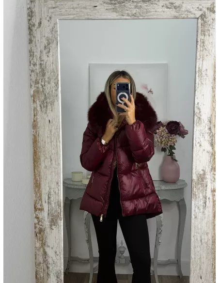 Abrigo PL 9052 burdeo