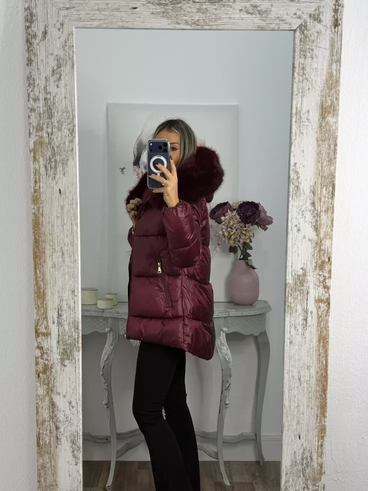 Abrigo PL 9052 burdeo