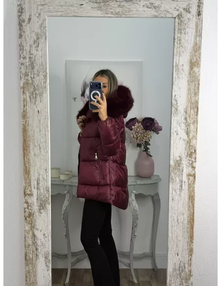 Abrigo PL 9052 burdeo