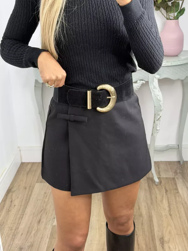 Cinturón Iconic negro