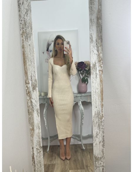 Vestido crudo Eloísa