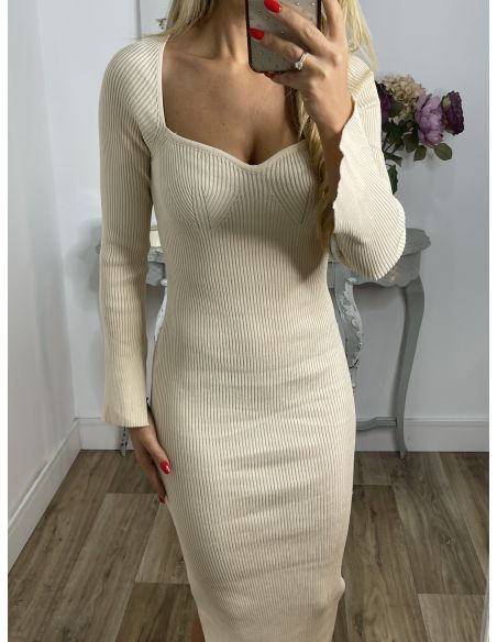 Vestido crudo Eloísa