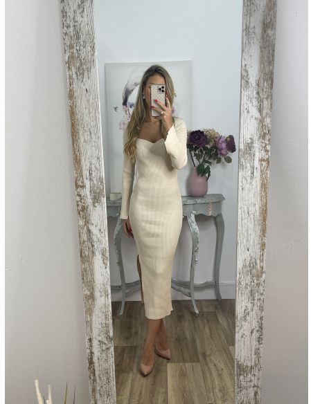 Vestido crudo Eloísa