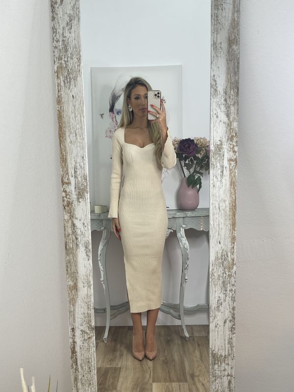 Vestido crudo Eloísa