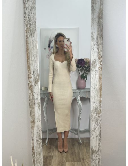 Vestido crudo Eloísa