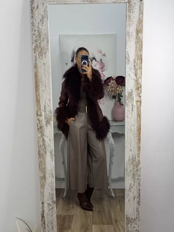 Abrigo Verona burdeos