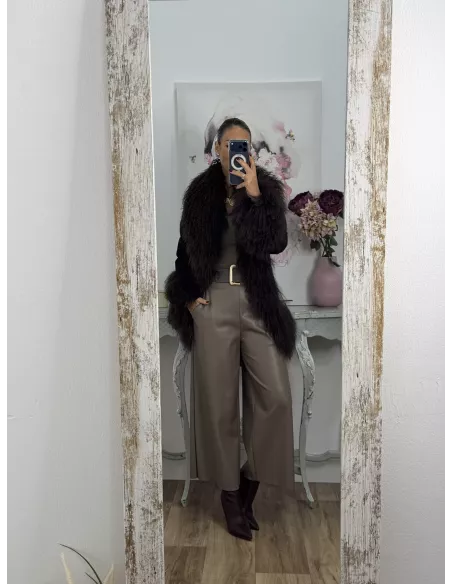 Abrigo Verona chocolate