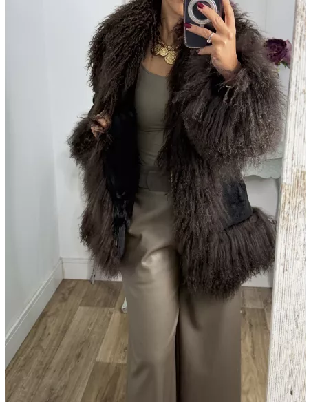 Abrigo Verona chocolate