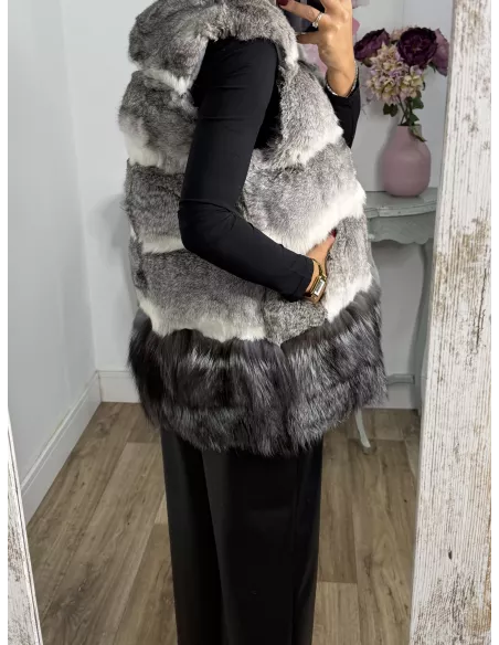 Chaleco Maison gris