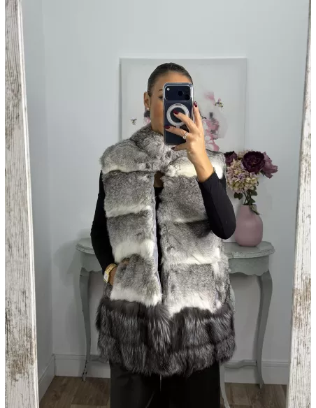 Chaleco Maison gris