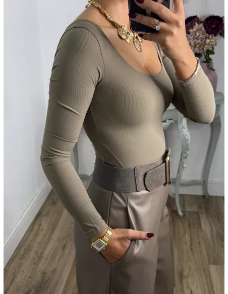 Cinturón Icónico gris