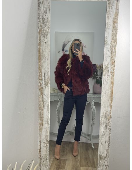 Abrigo Alemania burdeos