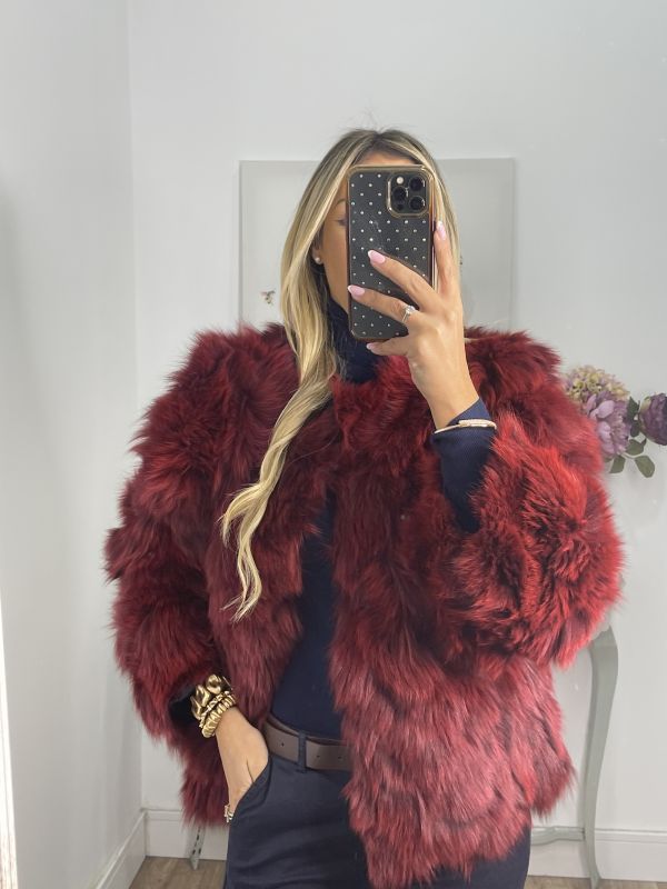 Abrigo Alemania burdeos