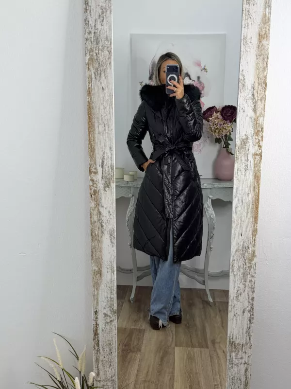 Abrigo PL N057 negro