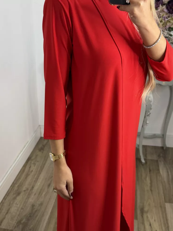 Conjunto Tina rojo manga francesa