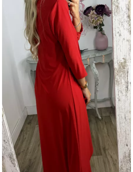Conjunto Tina rojo manga francesa