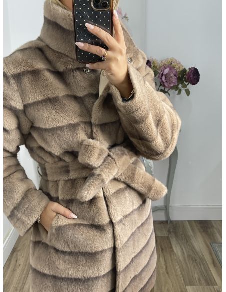 Abrigo Londres color taupe