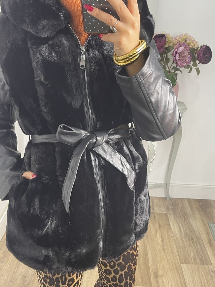 Abrigo Amsterdam negro