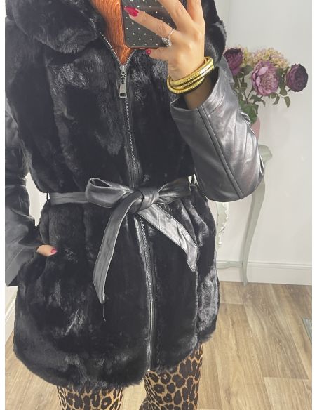 Abrigo Amsterdam negro