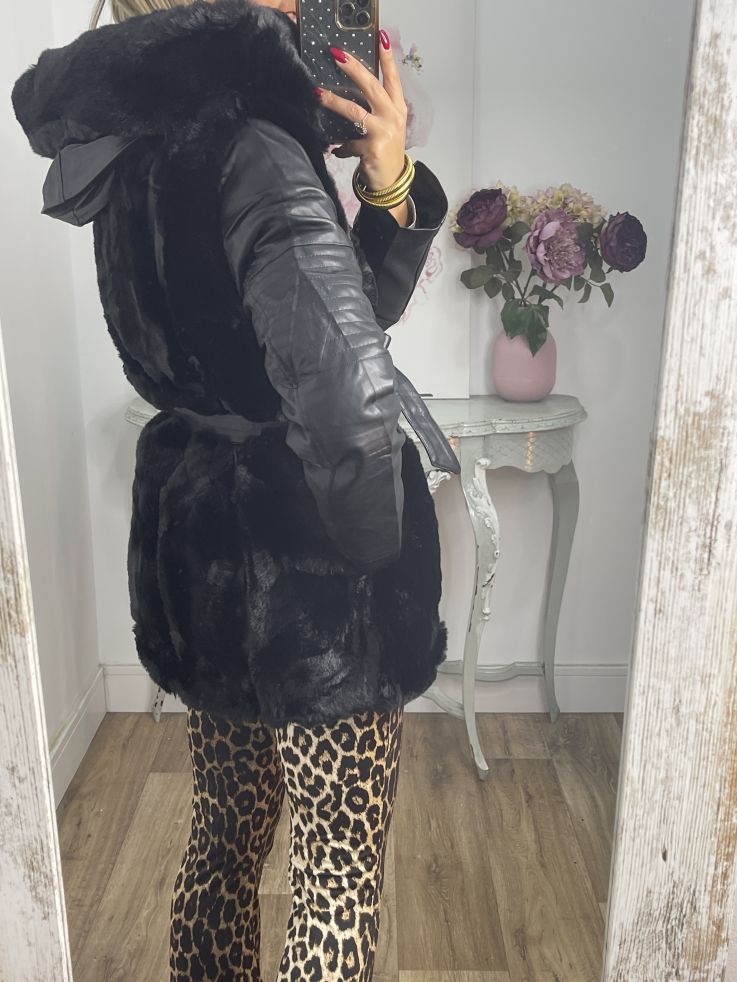 Abrigo Amsterdam negro