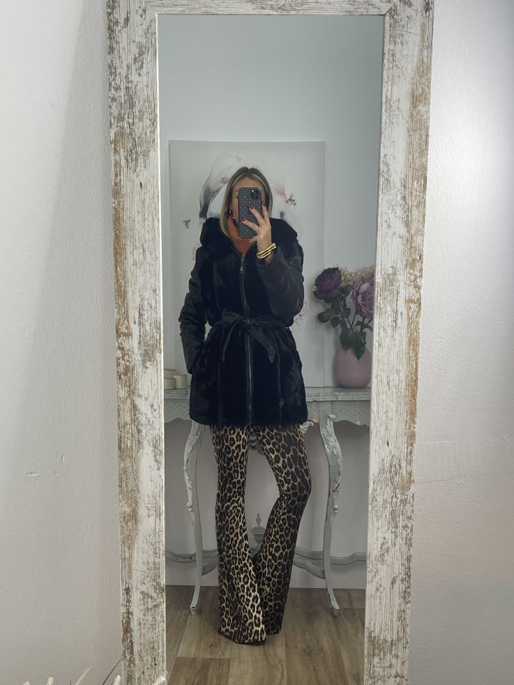 Abrigo Amsterdam negro