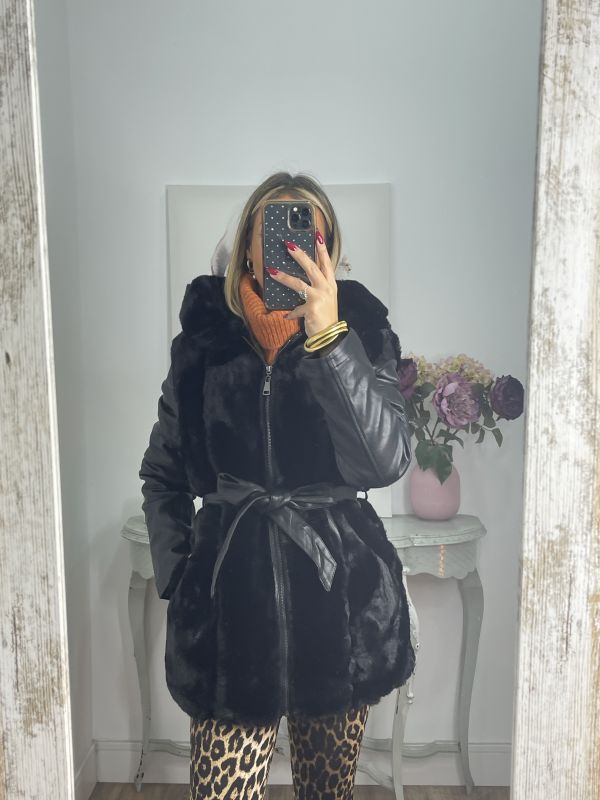 Abrigo Amsterdam negro