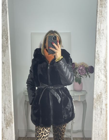 Abrigo Amsterdam negro