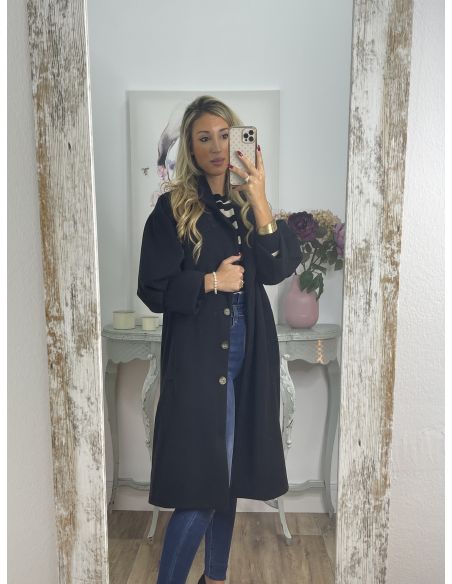 Abrigo Yoana en negro