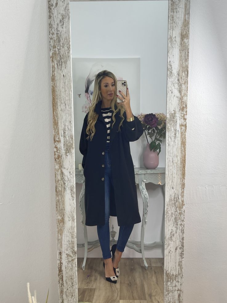 Abrigo Yoana en negro