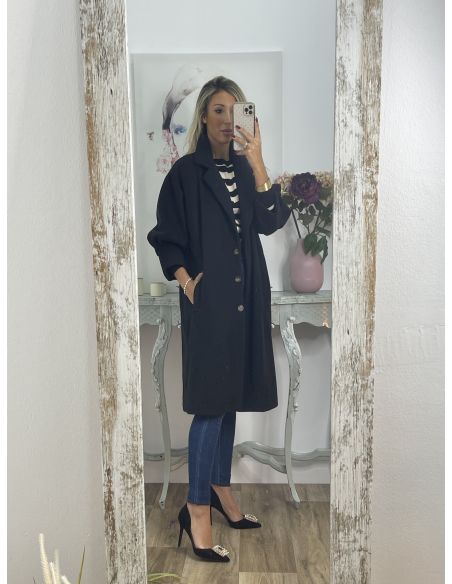 Abrigo Yoana en negro