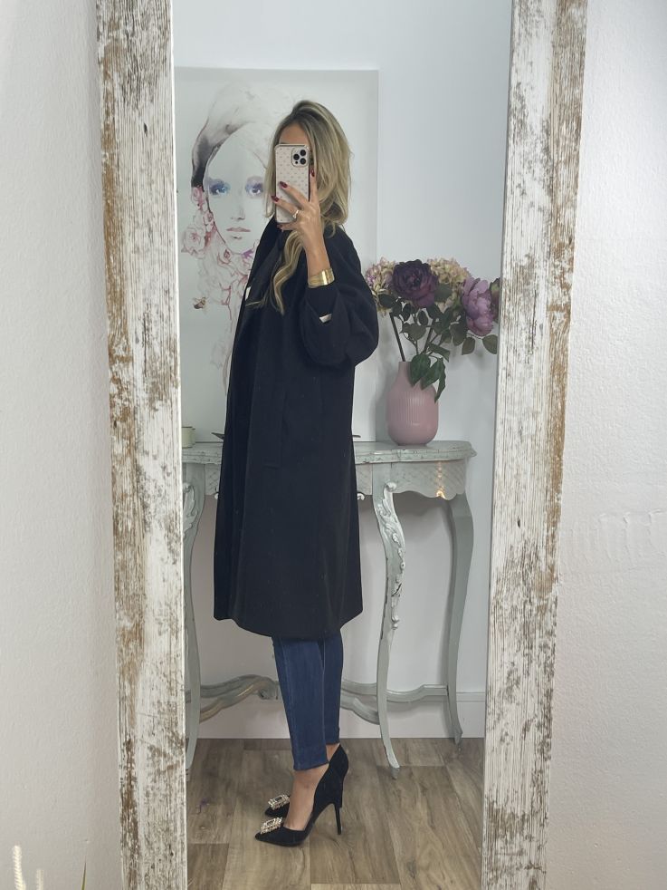 Abrigo Yoana en negro