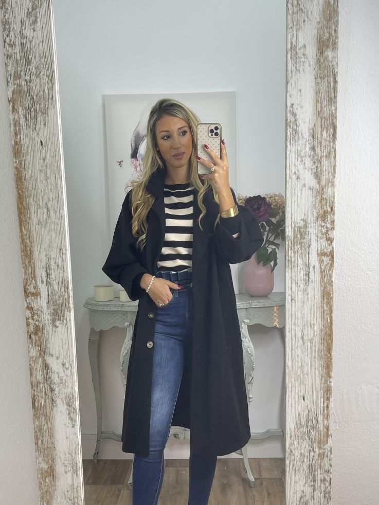 Abrigo Yoana en negro