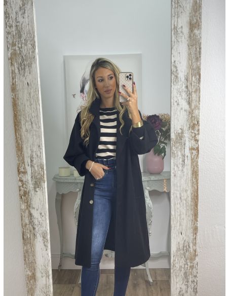 Abrigo Yoana en negro