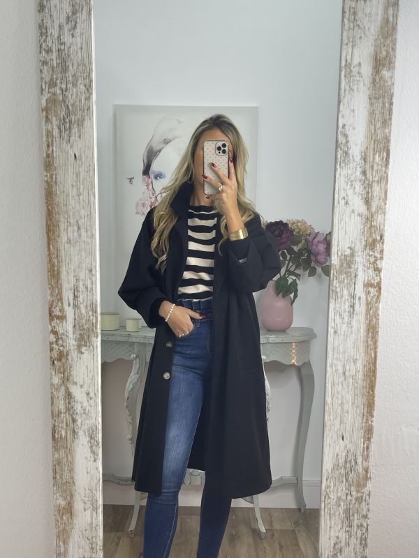 Abrigo Yoana en negro